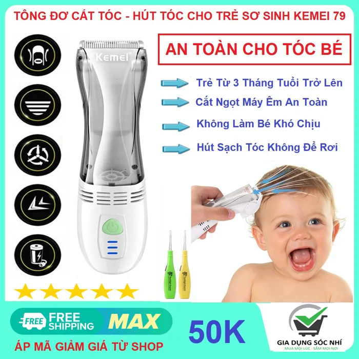 Đồ cắt tóc cho bé - máy tỉa tóc cho bé - tong đo cat toc e be - tong đơ cắt  tóc cho bé - tông đơ cắt tóc trẻ em