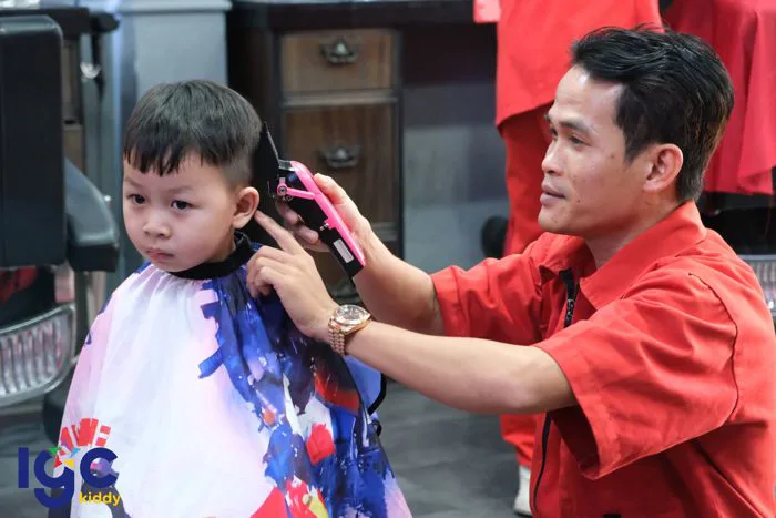 TRẢI NGHIỆM THÚ VỊ TẠI SALON TÓC CÙNG CÁC BẠN NHỎ! - Trường IGC Kiddy - Cơ  sở Quận 3