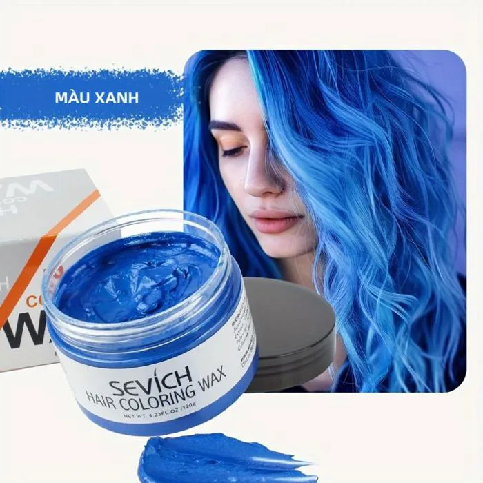 Sáp Tạo Màu Tóc SEVICH 120g Tự Làm, Dễ Gội Sạch, Nhuộm Tóc Tạm Thời Cho  Lông Mày Và Râu, Kem Tạo Kiểu Dạng Bùn, Màu Tóc Tạm Thời | Lazada Việt