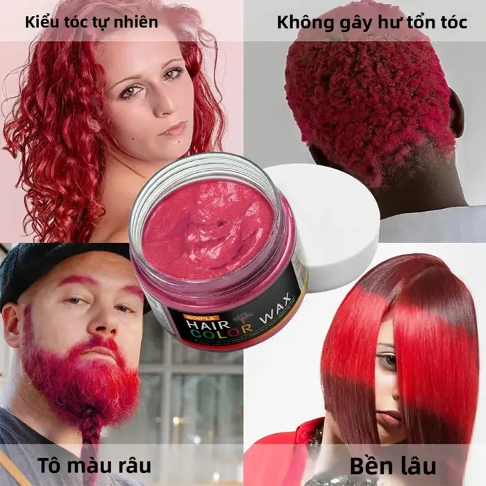 Sáp Tạo Màu Tóc GOIPLE 40g - Thuốc Nhuộm Tóc Tạm Thời Cho Râu Và Lông Mày -  Sản Phẩm Nhuộm Tóc Thời Trang Dành Cho Nam Và Nữ | Lazada Việt Nam