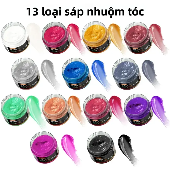 Sáp Tạo Màu Tóc GOIPLE 40g - Thuốc Nhuộm Tóc Tạm Thời Cho Râu Và Lông Mày -  Sản Phẩm Nhuộm Tóc Thời Trang Dành Cho Nam Và Nữ | Lazada Việt Nam
