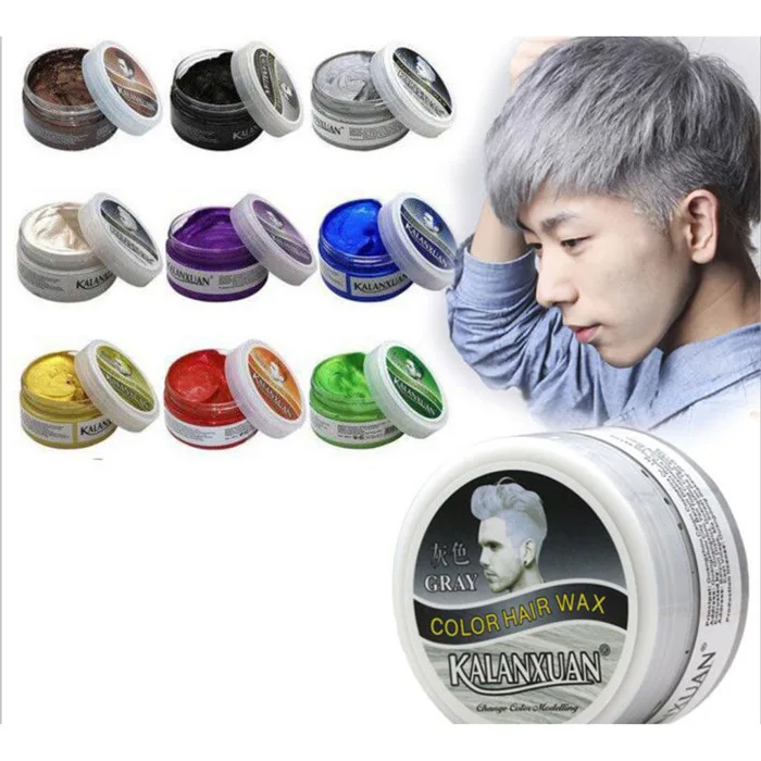 Sáp Vuốt Tóc Màu Tạo Kiểu KALANXUAN 9 Màu Thời Trang 100ml Nhuộm Tóc Đổi  Màu Tạm Thời