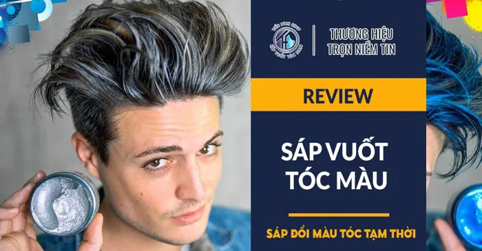 Cần gì nhuộm tóc, đã có sáp vuốt tóc màu cho giới mộ điệu