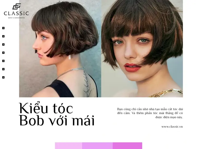 Kiểu tóc ngắn đẹp cho nữ cá tính thể hiện phong cách