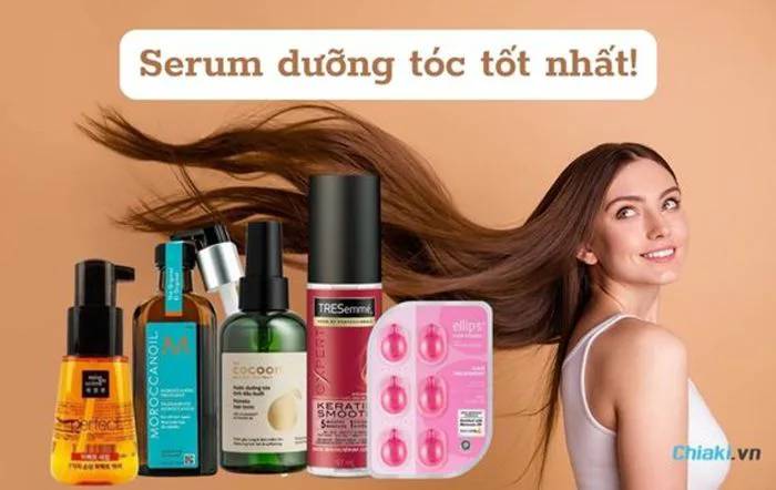 Top 10 Serum Dưỡng Tóc Tốt Nhất Cho Tóc Khô Và Hư Tổn