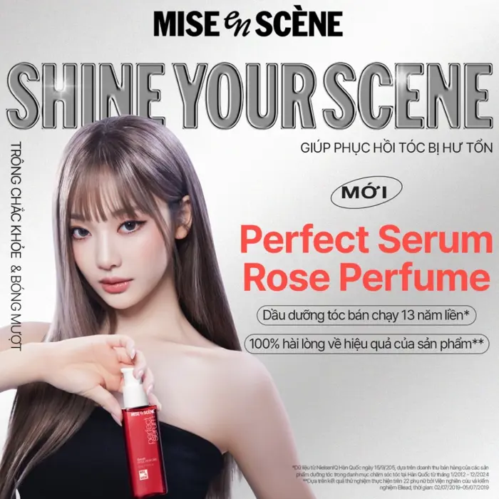 Dầu Dưỡng Tóc Nước Hoa Mise en Scène Rose Perfume 80ml - Mint Cosmetics -  Save The Best For You!