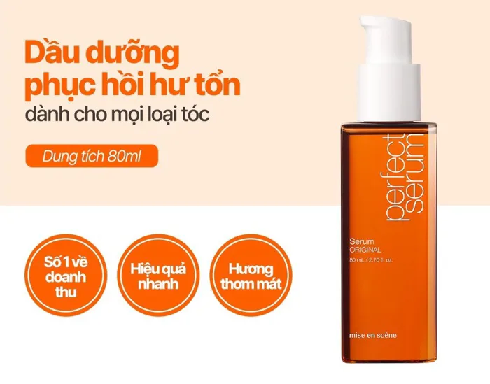 7 Serum Dưỡng Tóc Khô Xơ Mềm Mượt Tóc | Hasaki.vn
