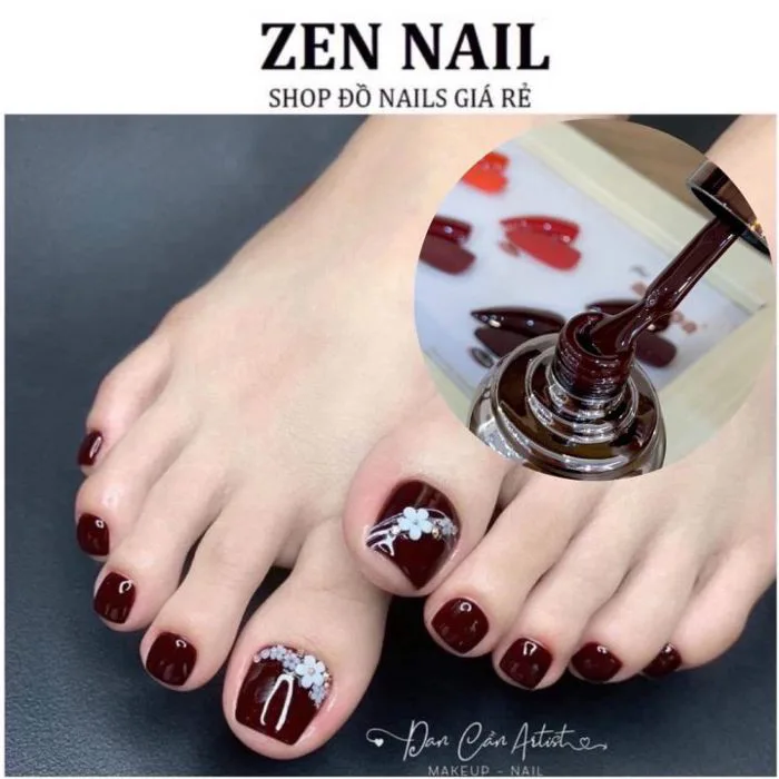 Sơn móng tay , sơn gel màu Nâu Đỏ siêu ưa chuộng , 15 ml | Lazada Việt Nam