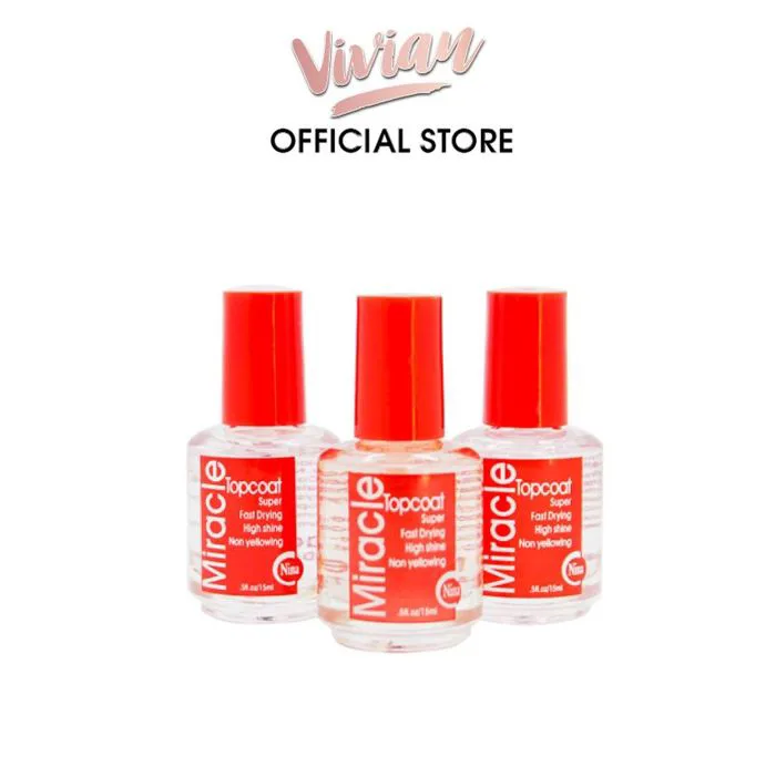 Sơn Bóng Mau Khô Topcoat Miracle TC03 – vivianbeauty