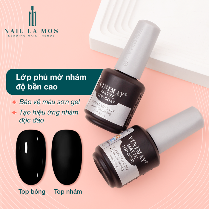 Sơn Gel Top Lì Vinimay (Matte Top)