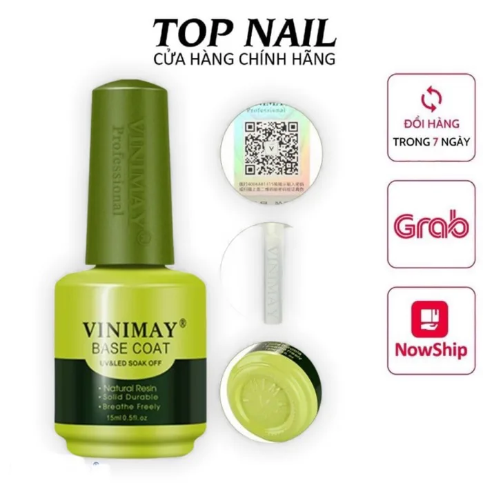 Base coat,liên kết Sơn gel móng tay Vinimay chính hãng | Shopee Việt Nam