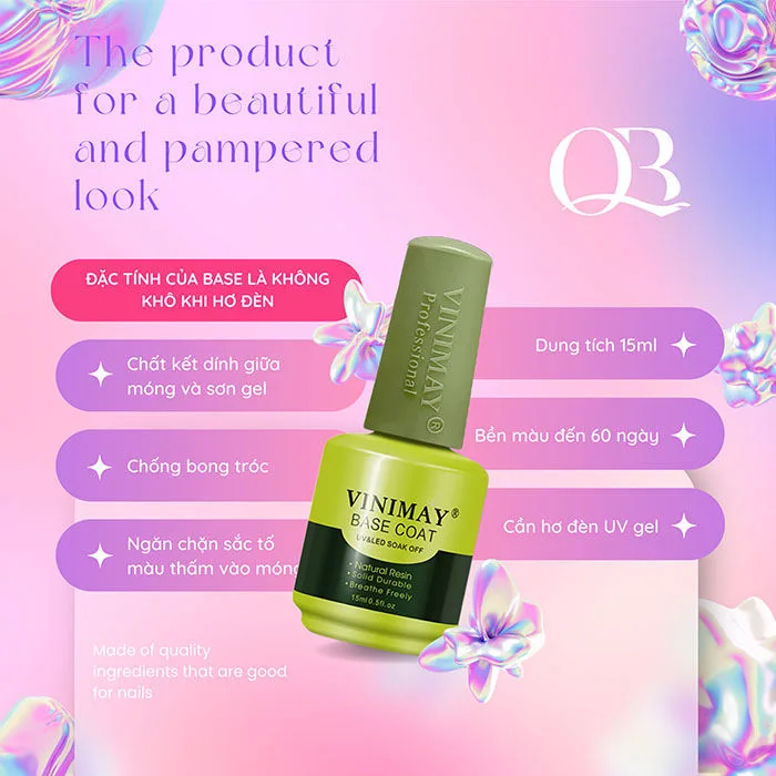 Sơn gel Base Coat VINIMAY (sơn nền liên kết gel) | Lazada Việt Nam