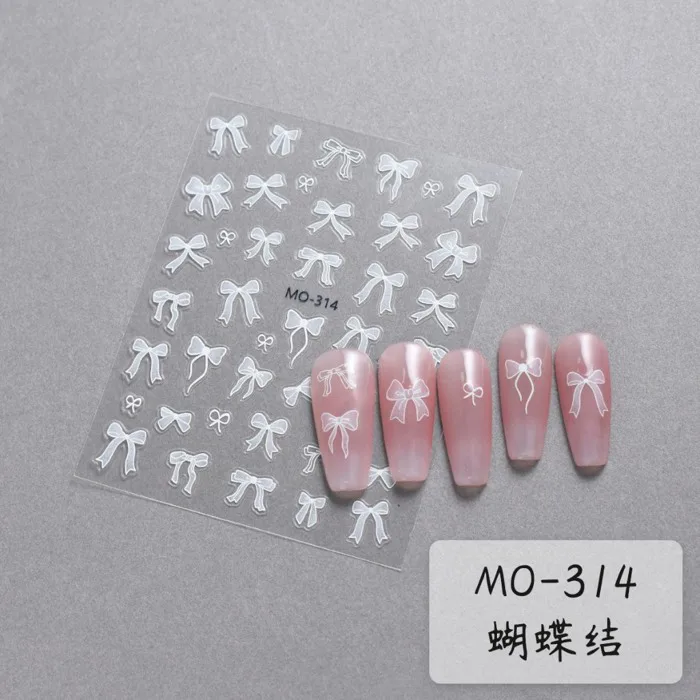 Sticker dán móng, sticker nail, tấm dán móng tay 3D nail sticker mã MO - SD