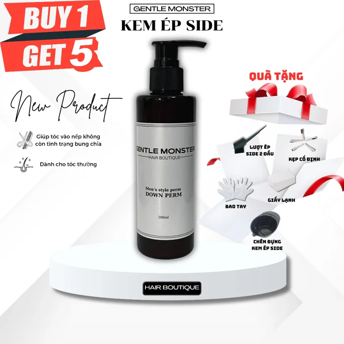 Thuốc ép Side tóc nam Men's Style Down Perm, kem ép và duỗi tóc chuyên  nghiệp tại nhà chai 200ml | Shopee Việt Nam