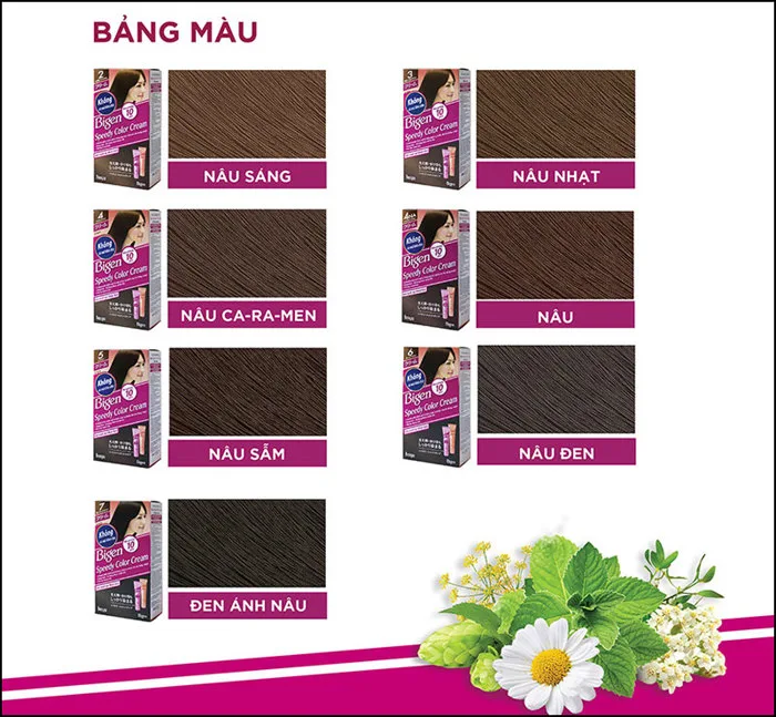 Thuốc nhuộm Bigen Speedy Color Cream - 80g chính hãng, giá rẻ