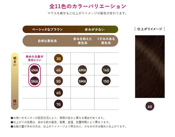 Thuốc nhuộm phủ bạc Bigen 6G màu nâu tự nhiên | tokyobaby .vn