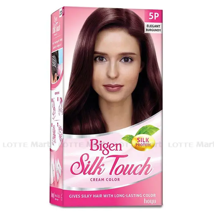 Kem Nhuộm Tóc Bigen Silk Touch 5P Đỏ Rượu Vang