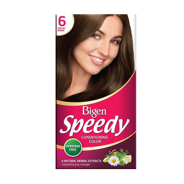 Thuốc Nhuộm Tóc Bigen Speedy Conditioning Color 06 Medium Brown - Nâu –  toantot