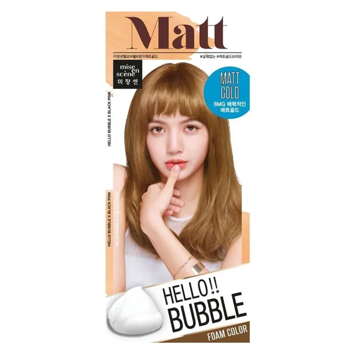 Thuốc Nhuộm Tóc Dạng Bọt Hello Bubble 8MG Nâu Tây