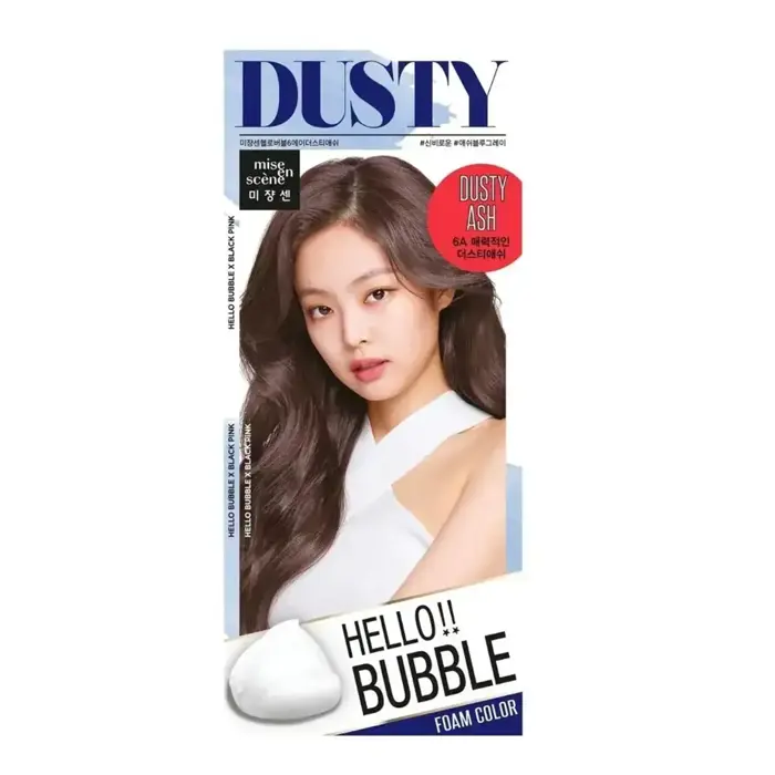 Gift) Thuốc Nhuộm Tóc Dạng Bọt Mise En Scene Hello Bubble 9B Twinkle Blue