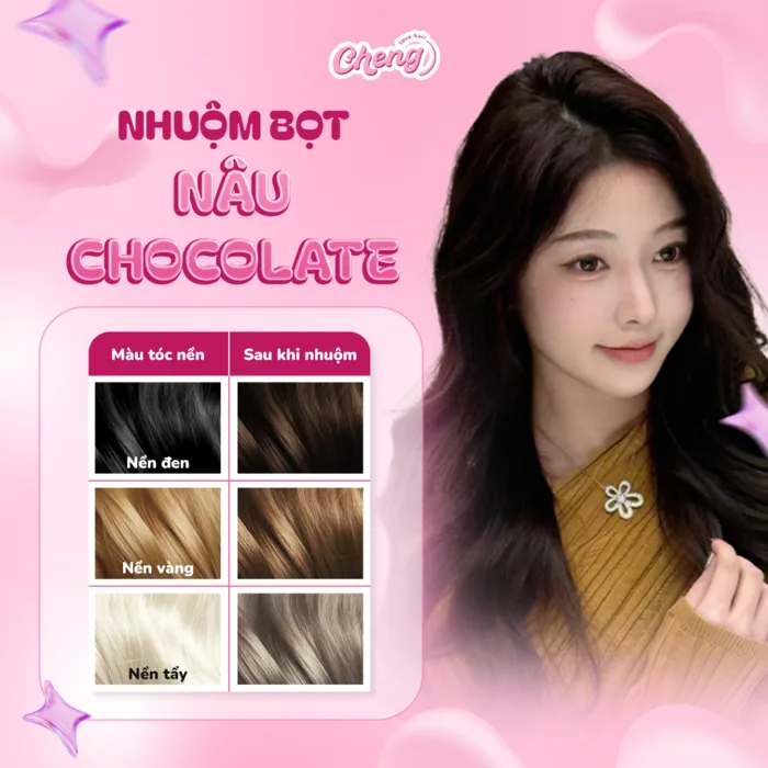 Dầu gội nhuộm tóc tạo bọt, Thuốc nhuộm tóc dạng bọt chiết xuất thiên nhiên  | Chenglovehair, Chenglovehairs | Shopee Việt Nam