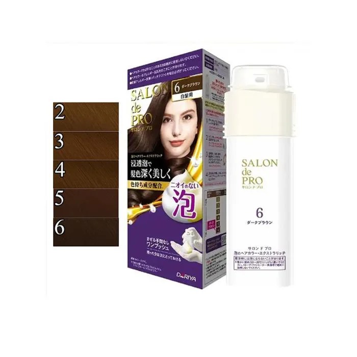 REC – Hiệp Hưng Long - Salon de pro – Combo 2 hộp xịt nhuộm tóc dạng bọt  màu 06 (100g/hộp)