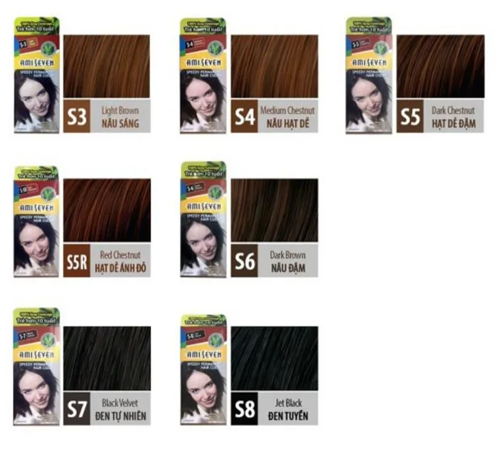 Thuốc Nhuộm Tóc Ami Seven Speedy Permanent Hair Color