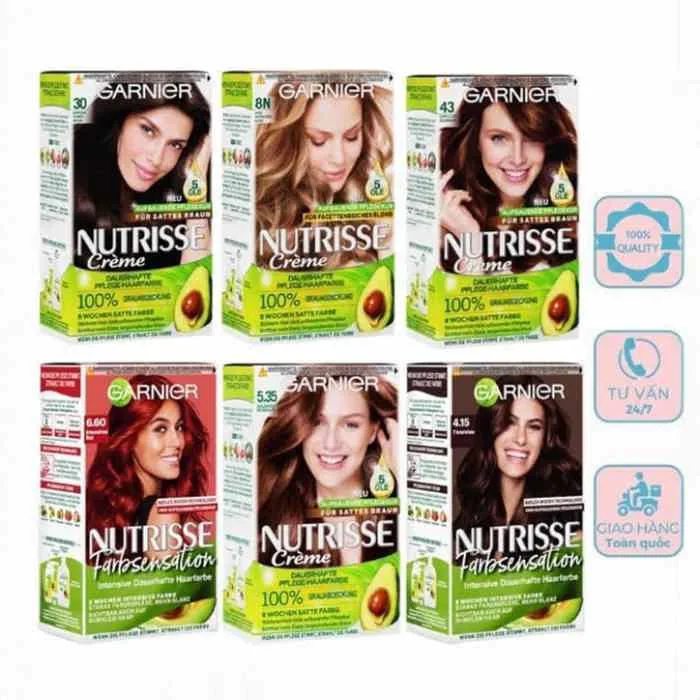 Thuốc nhuộm tóc Phủ Bạc Garnier Hàng Đức • Chuẩn Authentic