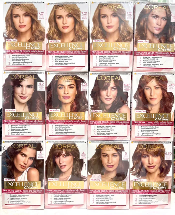 Thuốc Nhuộm Tóc Loreal Paris Excellence Creme - Mỹ phẩm - Nước hoa Nghi Hồng