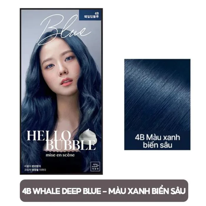 [Black Pink's Choice] Thuốc Gội Nhuộm Tóc Dạng Bọt Mise En Scene Hello  Bubble Foam Color