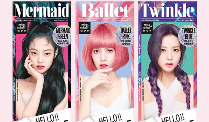 Bảng màu thuốc nhuộm tóc dạng bọt Mise En Scene Hello Bubble Foam Color đầy  đủ, mới nhất 2021