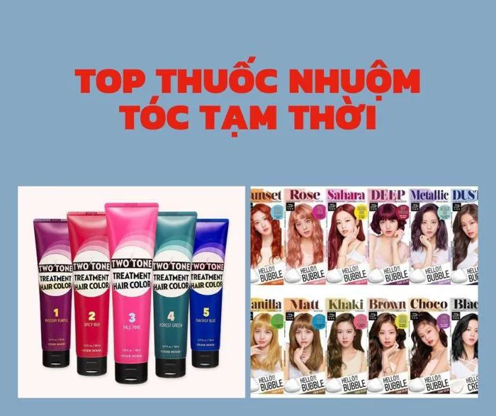 Top 10 thuốc nhuộm tóc tạm thời bán chạy nhất hiện nay - BlogAnChoi