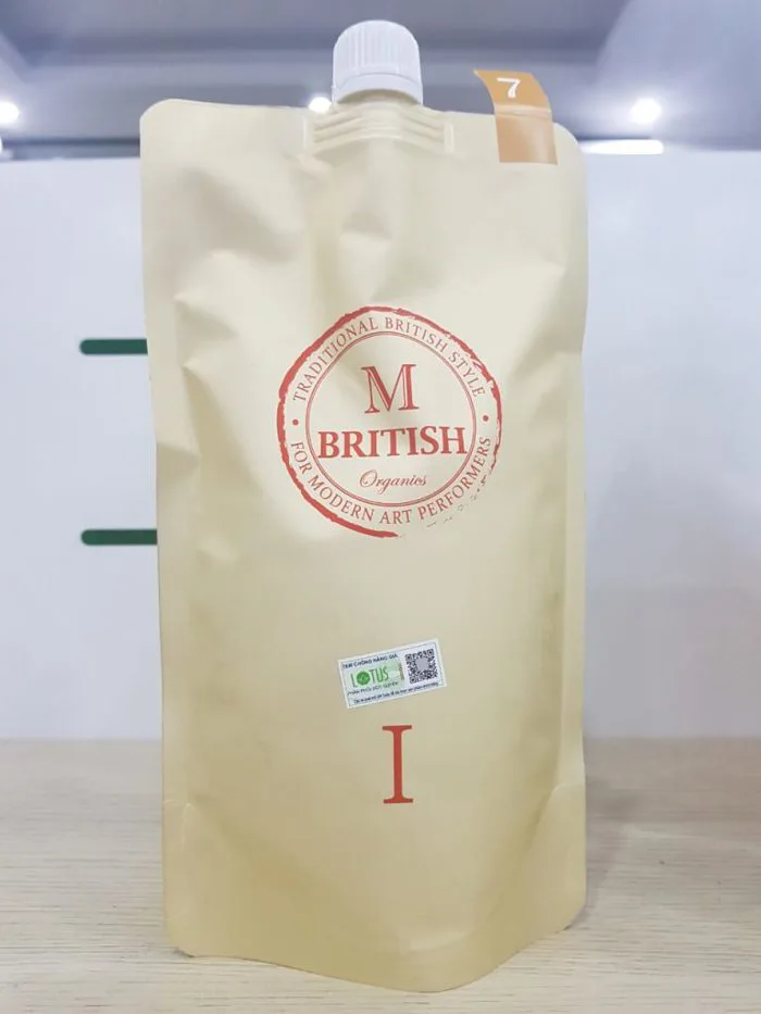 Thuốc uốn ép Organic BRITISH M có an toàn với tóc và da đầu của trẻ nhỏ  không? -