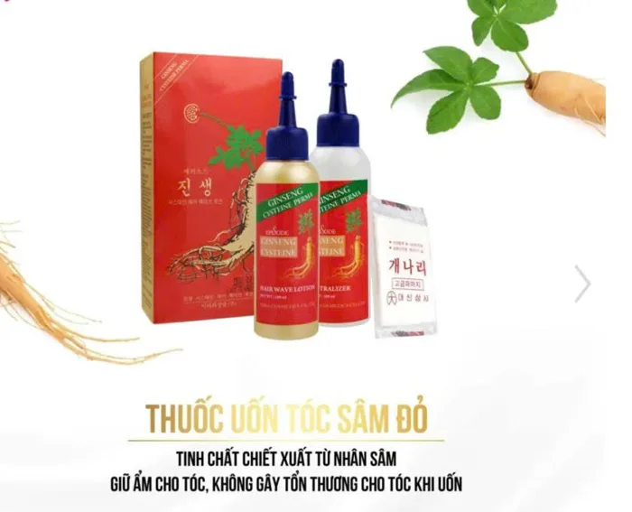 Thuốc Uốn Tóc Sâm Đỏ - A521 - MỸ PHẨM SALALA
