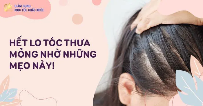 9 cách trị tóc thưa mỏng cho nam, nữ: Nguyên nhân và chăm sóc 9 cách trị tóc thưa mỏng cho nam, nữ: Nguyên nhân và chăm sóc