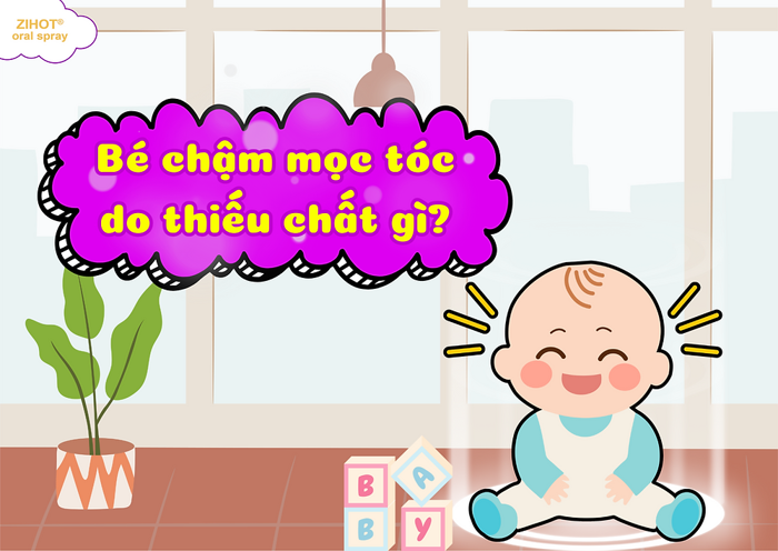 Bé chậm mọc tóc do thiếu chất gì? Mẹ cần biết ngay!
