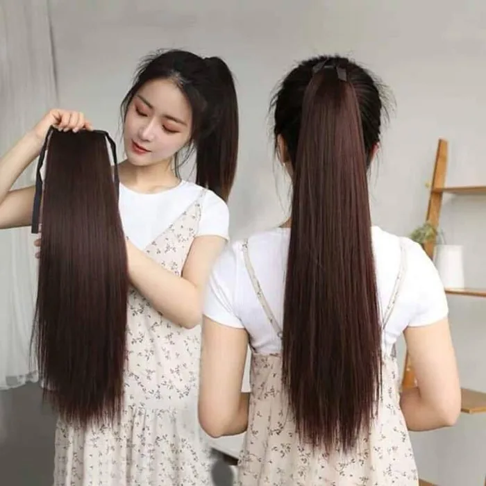 Cung cấp tóc giả cột đuôi ngựa bằng tóc thật 100% - Tóc giả cao cấp -  TocgiaCaocap.Com