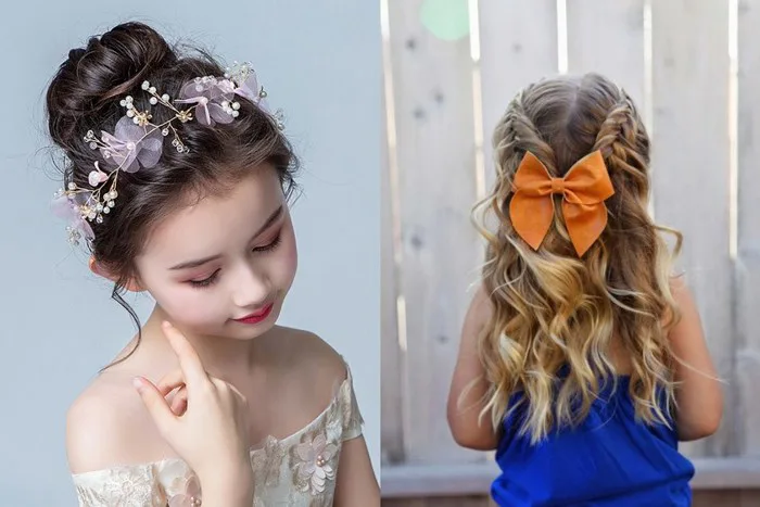 20 kiểu tóc cho bé gái đi tiệc siêu đáng yêu và sang trọng
