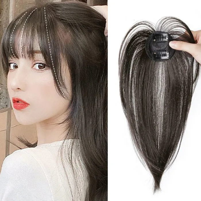 Mái Che Hói Nhỏ 2 Kẹp Tóc Giả