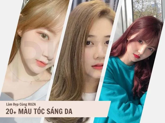 Top 20 Màu Tóc Sáng Da 