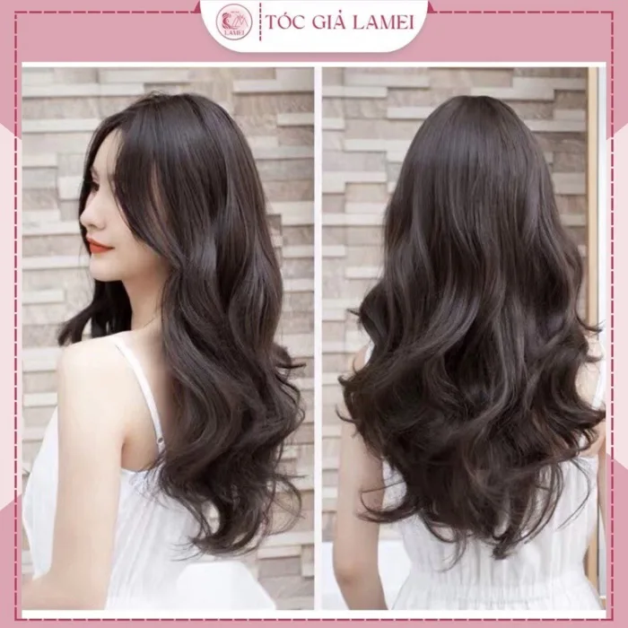 Tóc Giả Nữ Nguyên Đầu Mái Bay Dài Xoăn Đuôi Phong Cách Hàn Quốc | Shopee  Việt Nam