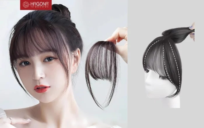 Tóc giả mái thưa Hàn Quốc cho vẻ đẹp tự nhiên, nữ tính