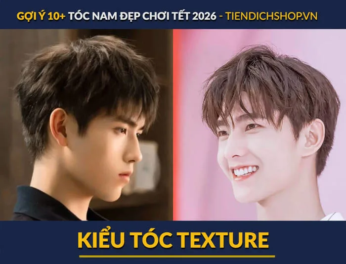 Gợi ý 10+ phong cách tóc nam chơi Tết siêu HOT 2026