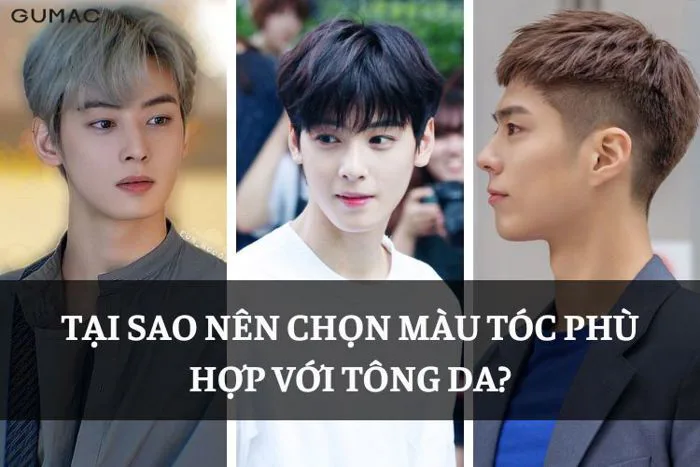 Con trai nên nhuộm tóc màu gì để sáng da |15+ màu tóc cho da ngăm