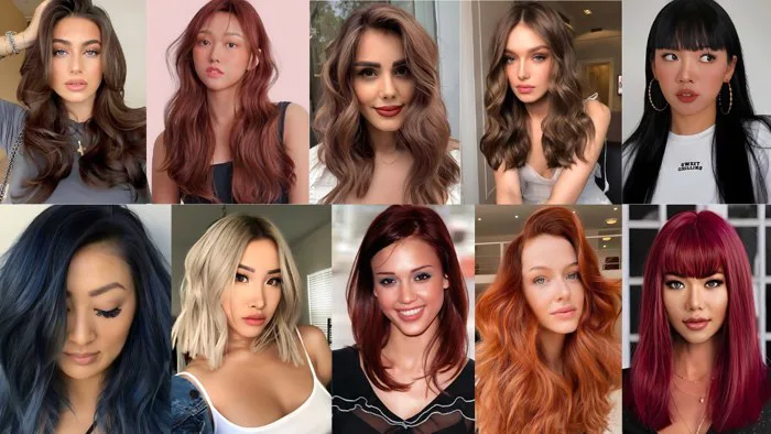 Nam nữ da trắng nên nhuộm tóc màu gì? 7 màu tóc phù hợp cho người da trắng