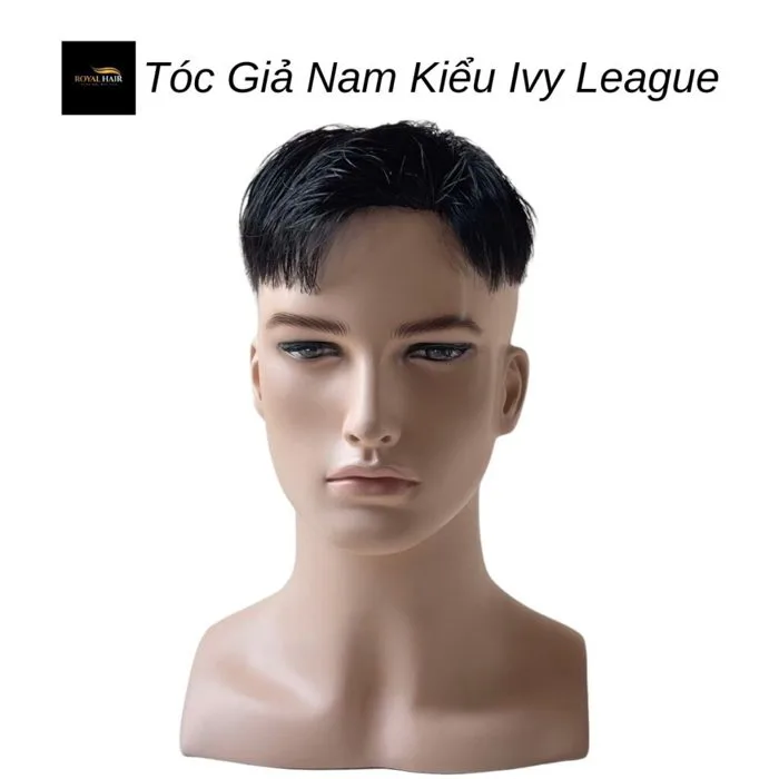 Tóc Giả Nưa Đầu Cho Nam Bằng Tóc Thật Ivy League| HHV170