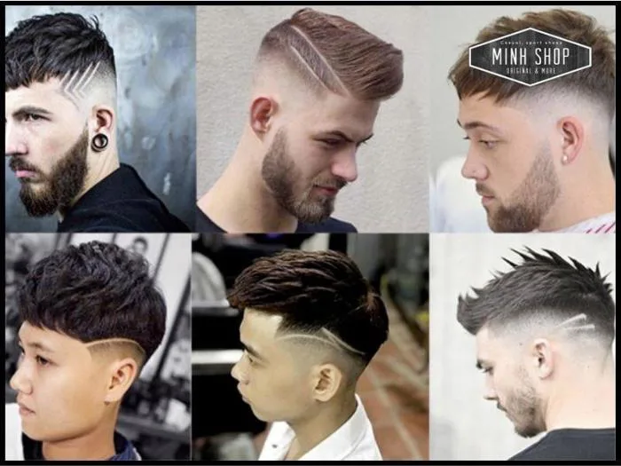 Kiểu Tóc Nam Kẻ Vạch Nghệ Thuật, Siêu Hot 2025 | Minhshop.vn