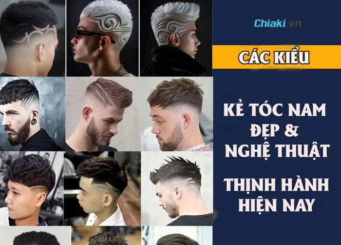 Top 25 các kiểu kẻ tóc nam đẹp, nghệ thuật thịnh hành 2026