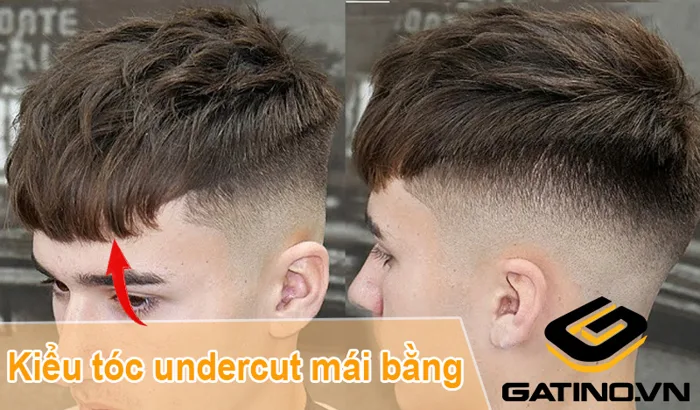 Xu hướng tóc undercut mái bằng - Ngố mà chất | Gatino.vn