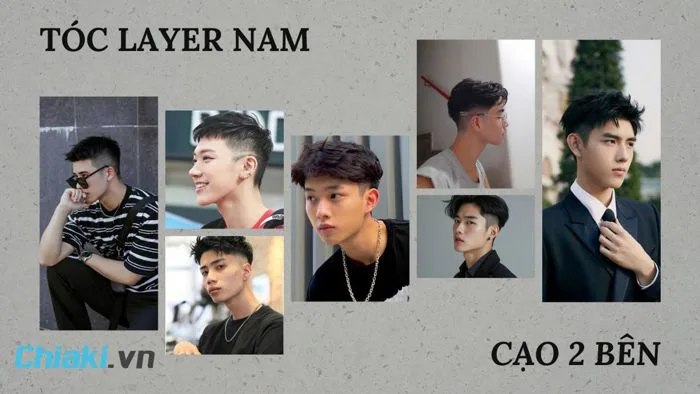 15 kiểu tóc layer nam cạo 2 bên trendy, cá tính cho chàng thêm thu hút